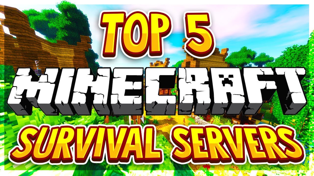 PLAYING THE TOP 5 NO PREMIUM SURVIVAL SERVERS 1.8-1.15 2020 [HD] (New  Servers) - YouTube